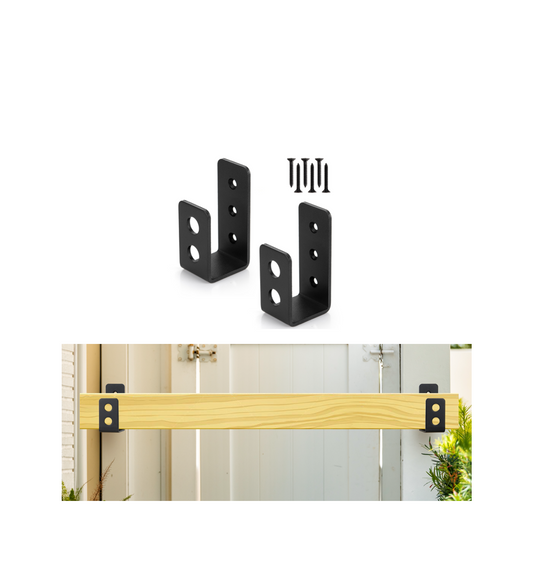 2 Pcs Door Barricade Brackets Heavy Duty Door Security Bar for Door Brace