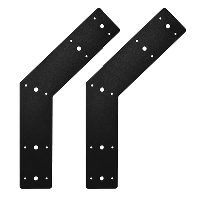 135 Degree Angle Bracket (2 pc) Powder Coated 3mm Structure Steel Plate for Pergola, Truss, and Frame as Joining Plate