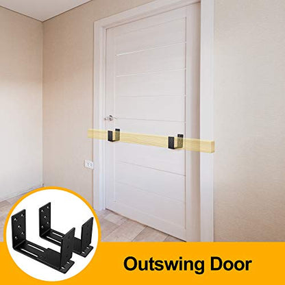 Adjustable Door Barricade Brackets