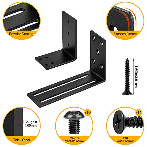 Adjustable Door Barricade Brackets