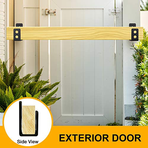 HOIGON 8-Pack Door Barricade Brackets - Heavy Duty 2x4 Inch U-Shaped Security Bar Holders