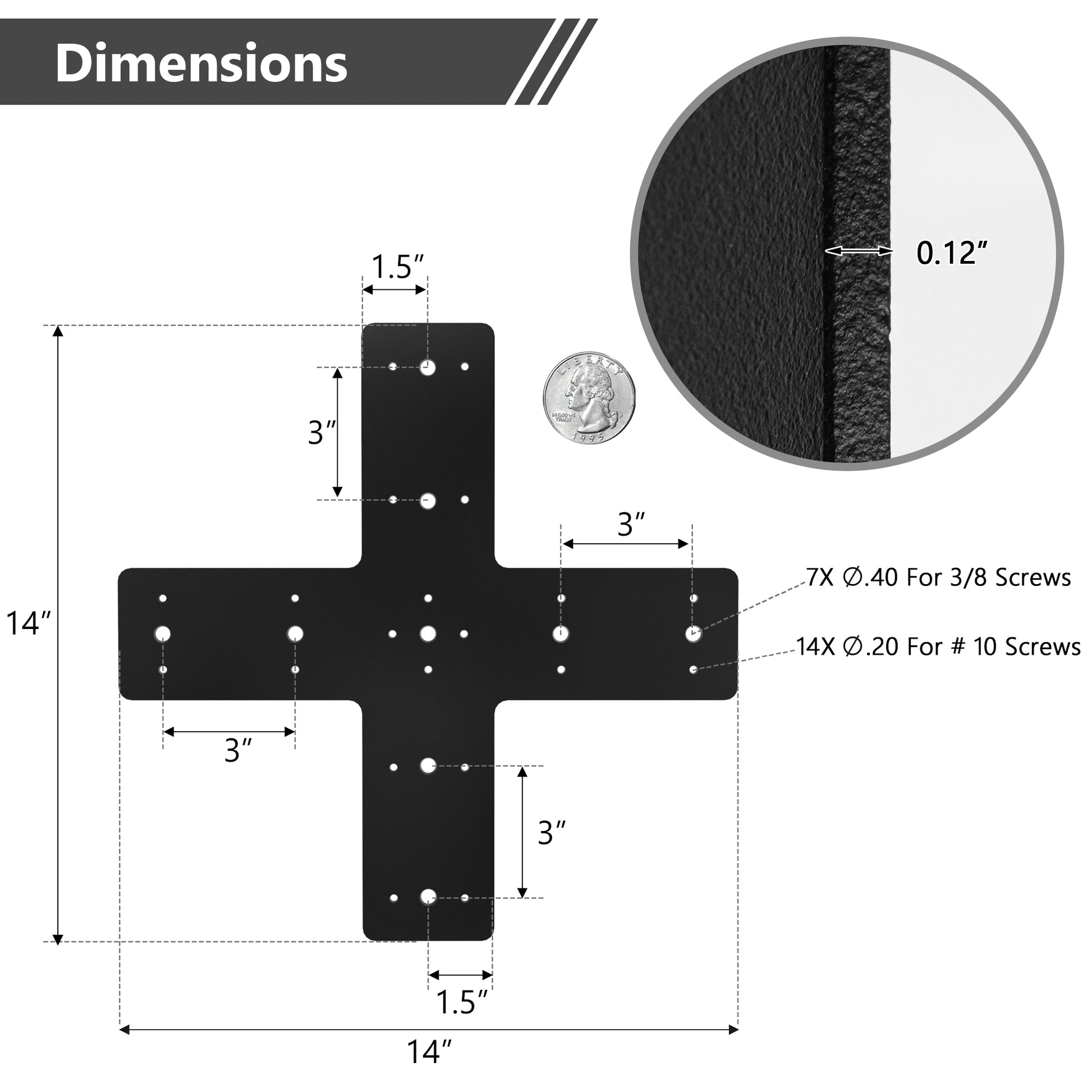 Cross tie plate