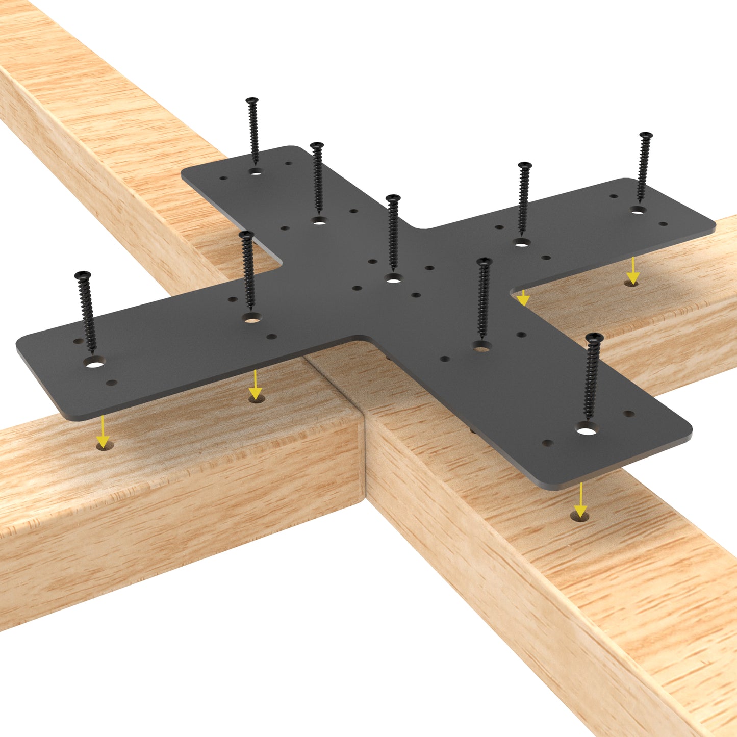 Cross splice plate