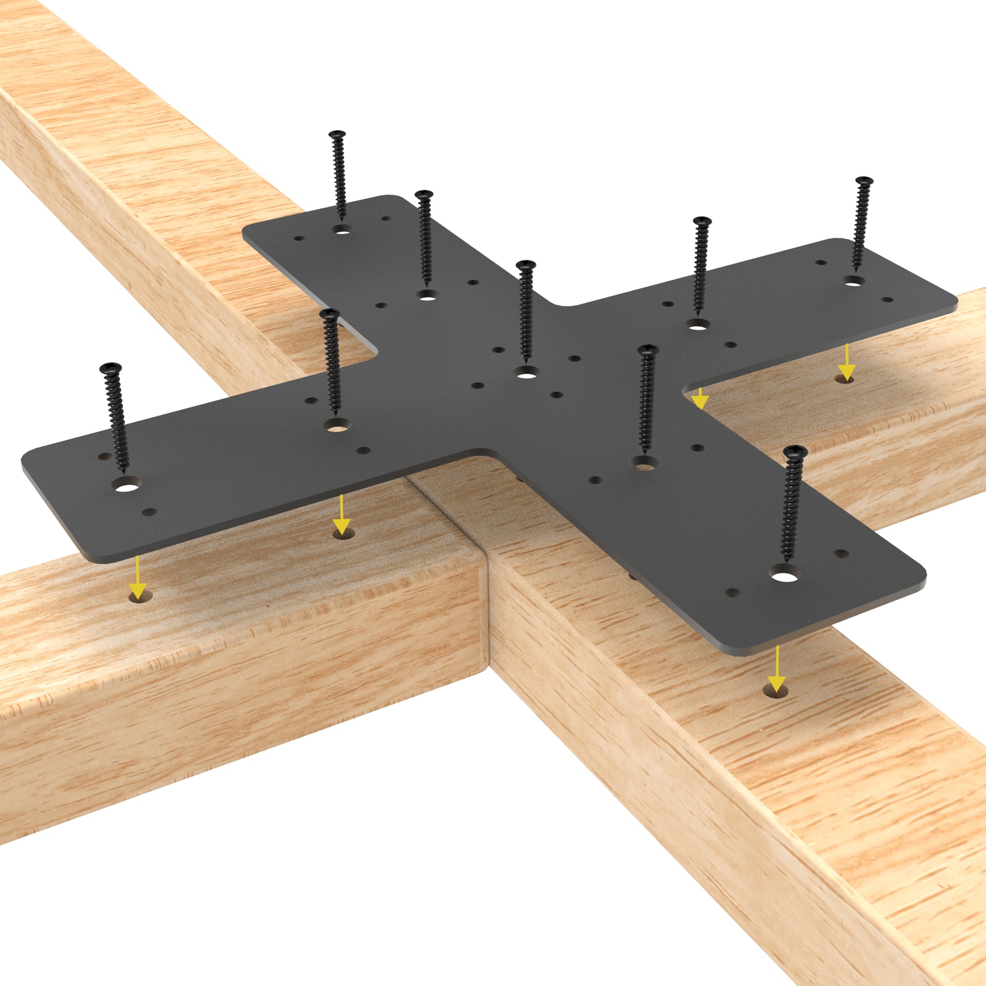 Cross splice plate