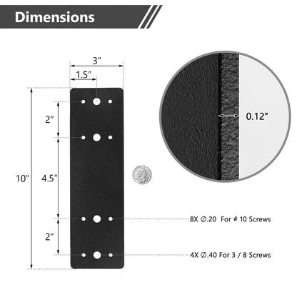 metal brackets for wood
